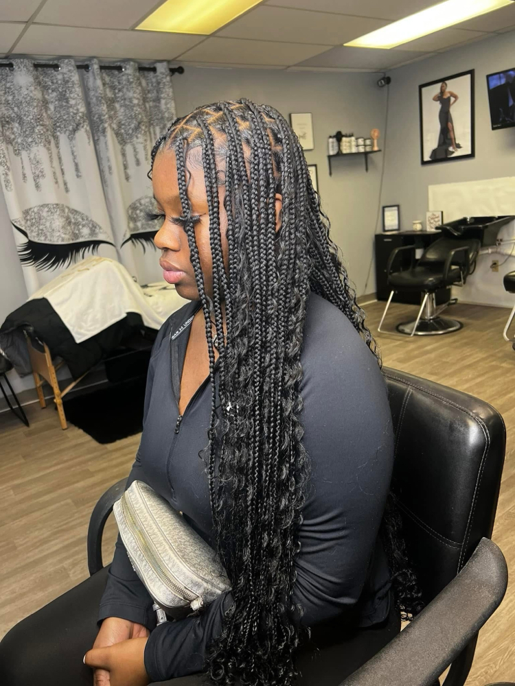 Medium Boho Knotless Synthetic