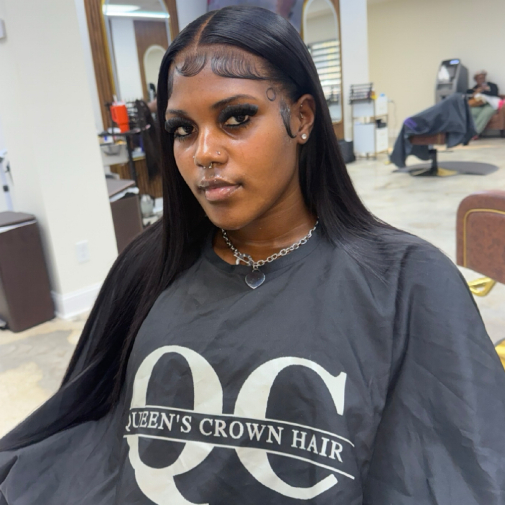 Frontal Wig Install at Queen’s Crown Hair in New Orleans, LA