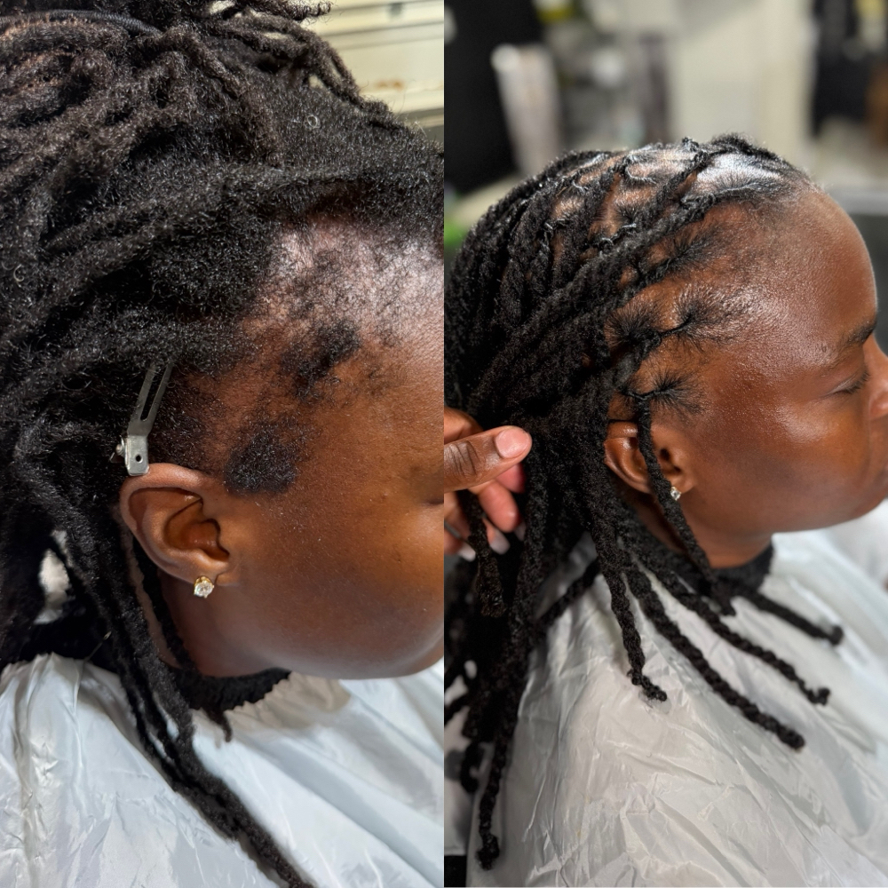 Crowned Loc Reattachment at Crowned By OmariElizabeth in Harker Heights, TX