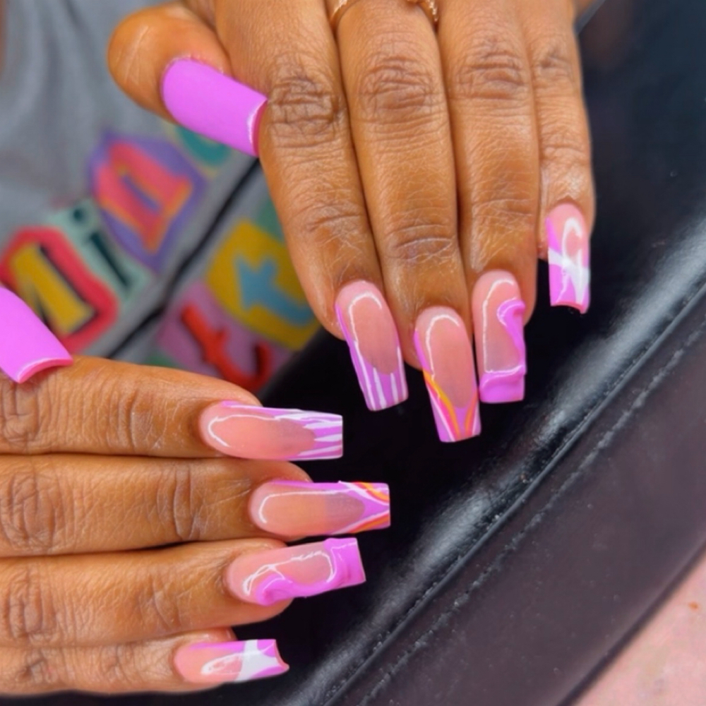 Acrylic Fill-in 💅🏽 at Book The Look in Asheboro, NC