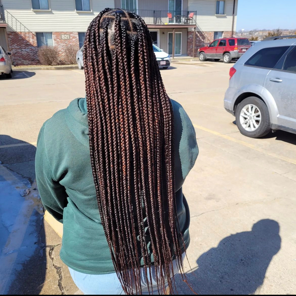 Knotless/Box Braids (Lrg Butt L)