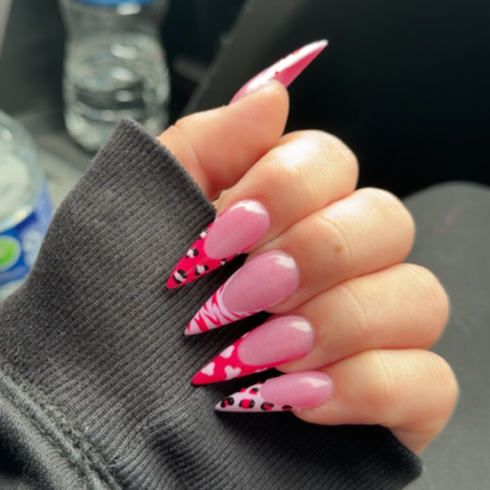 Long Acrylic Full Set at Jazz It Up💜 in Shorewood, IL