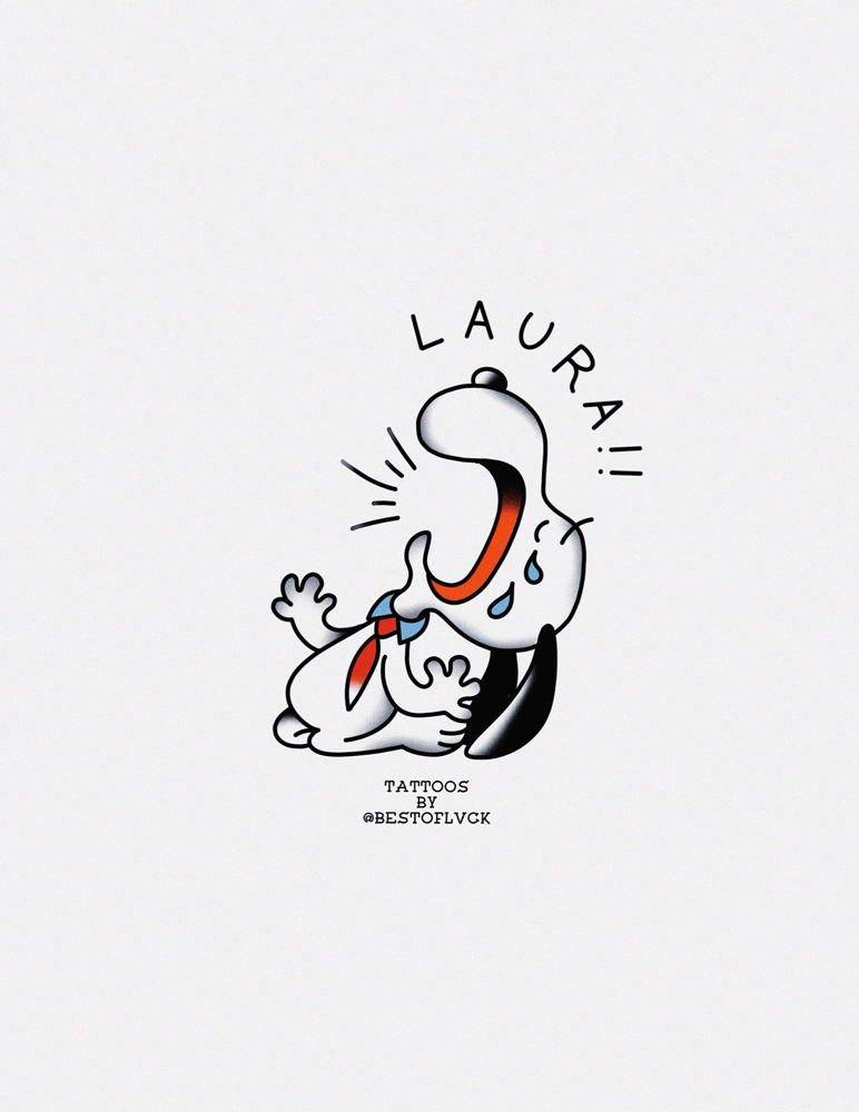 Crying Leland Snoopy