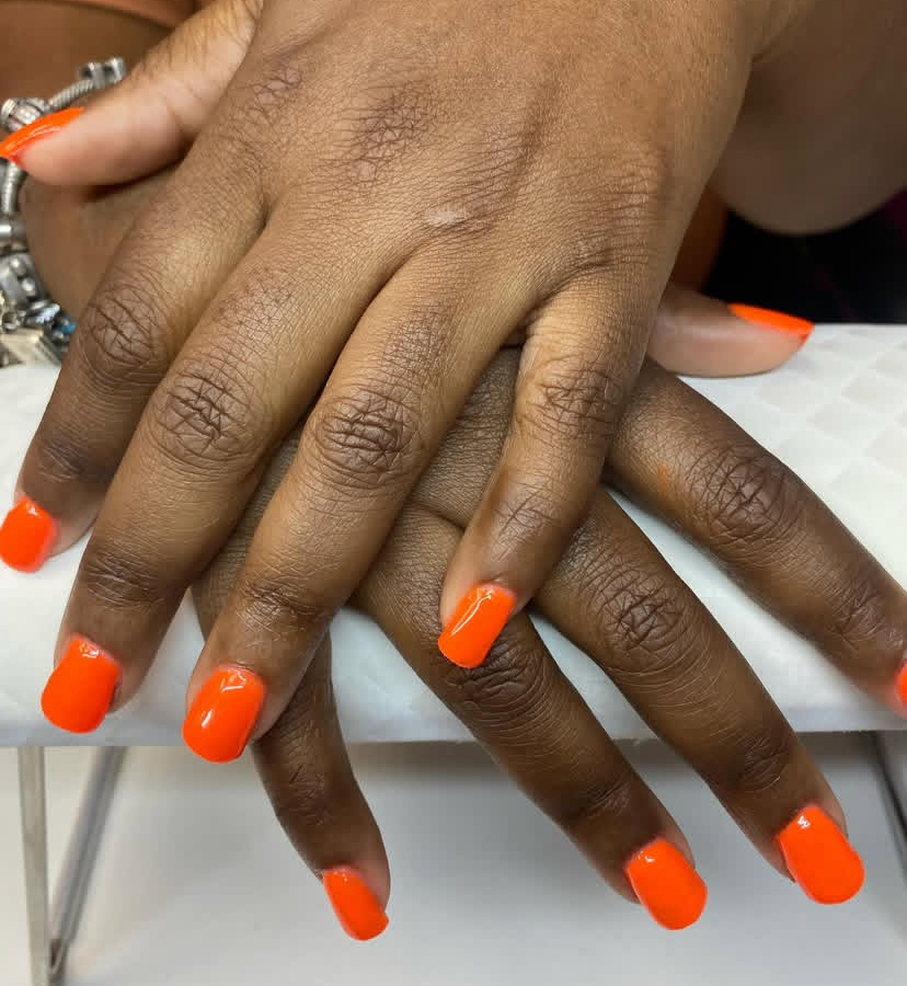 Structure Gel Manicure at Healthy Nails Spa in Hazel Crest, IL