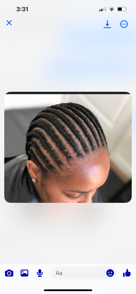 Plain Cornrow