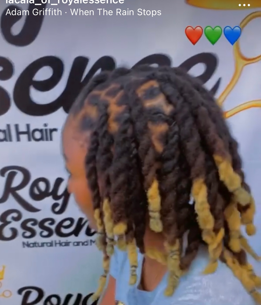 Kids Loc Maintance And Color