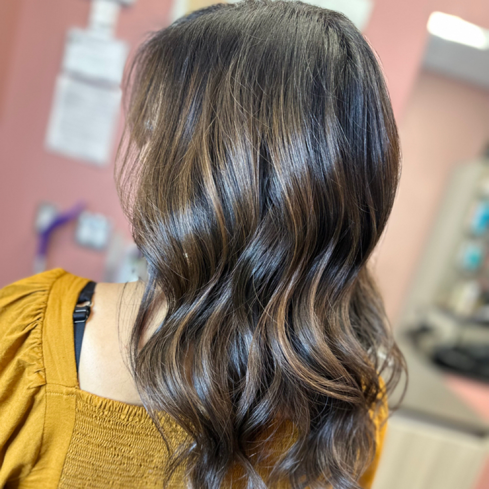 Reverse balayage at EVELIN BEAUTIES in Avon, IN
