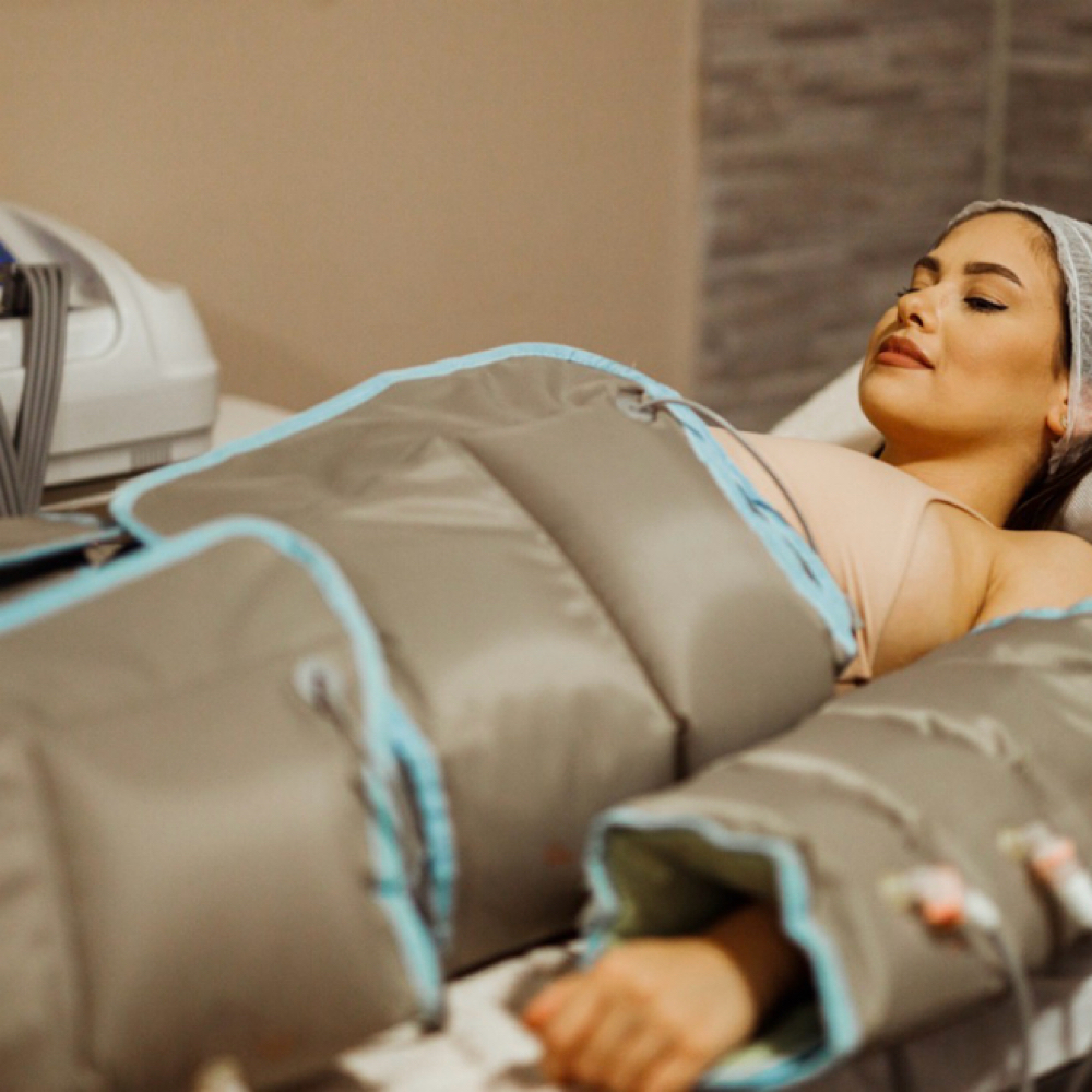 Pressotherapy at RISE Skin Rejuvenation and Body Sculpting & RISE A’new in Cedar Rapids, IA