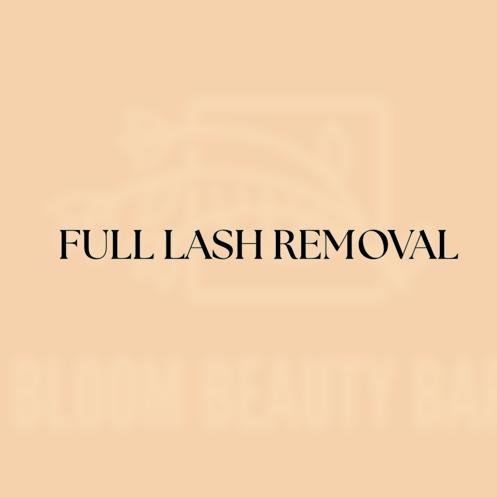 Full Lash Removal at Bloom Beauty Bar LLC in Houston, TX