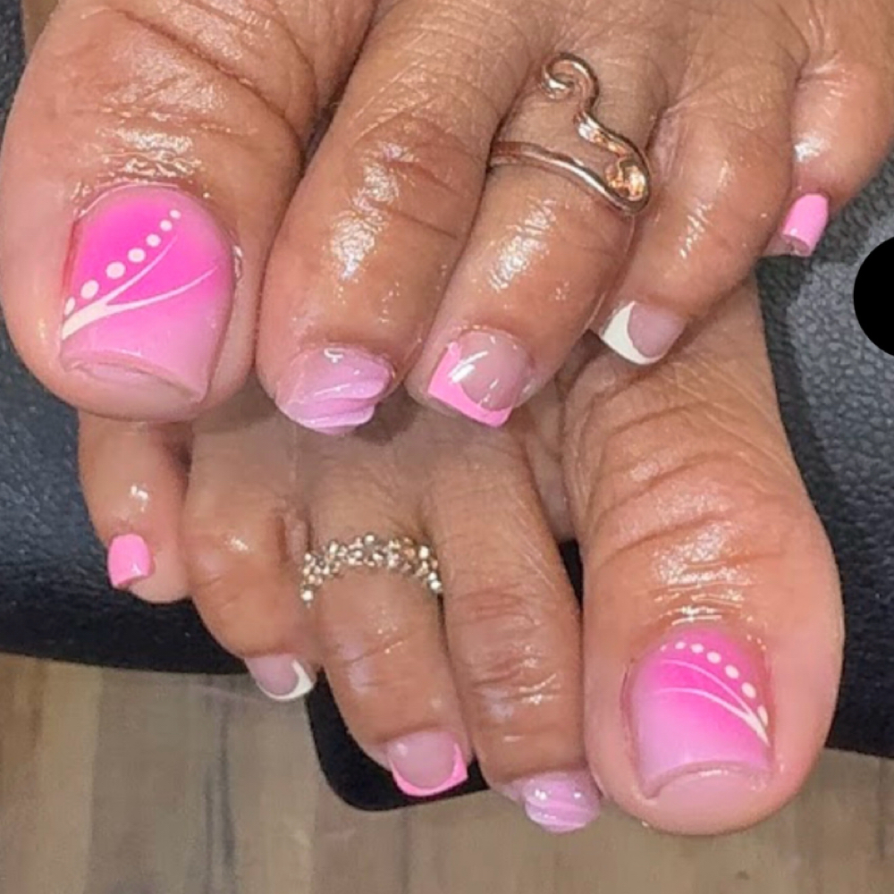 Acrylic Toes at Get Polished By S. Marie in Augusta, GA