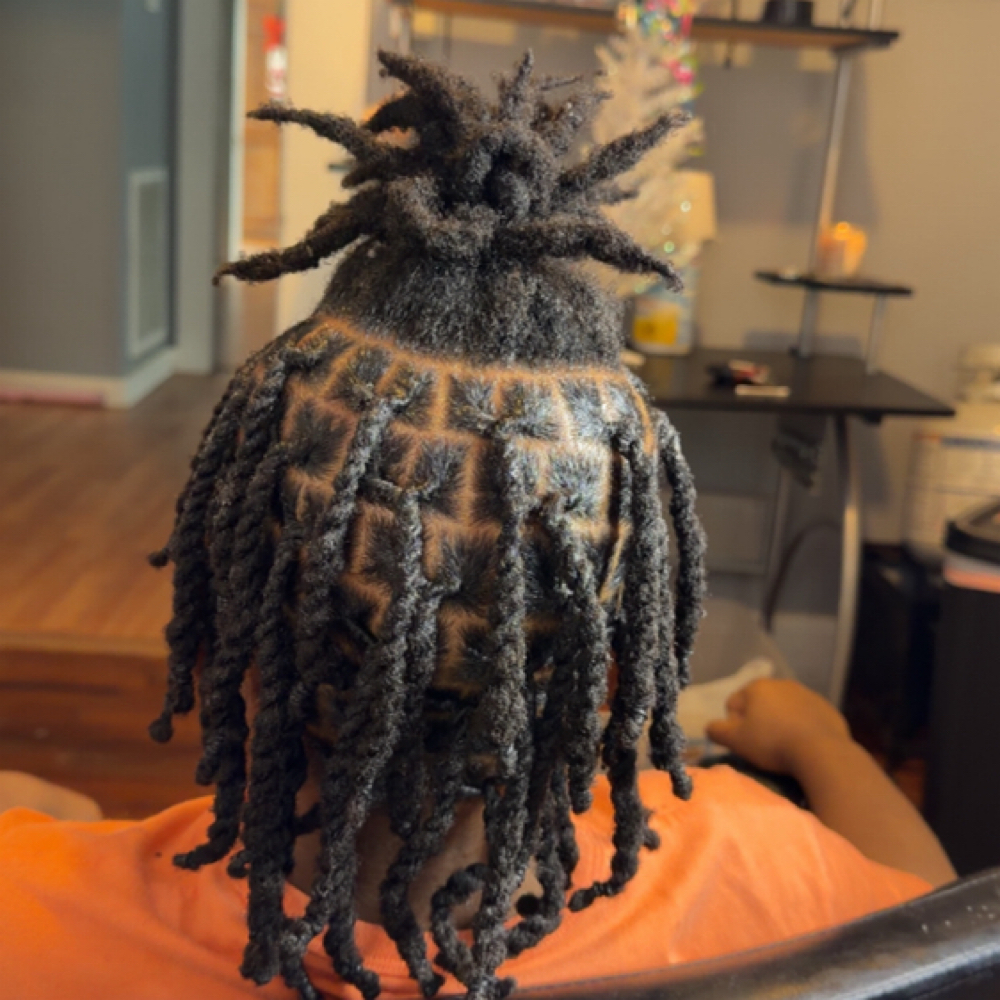 Kids-Adult Loc Retwist at KandyKreations in Monroe, LA
