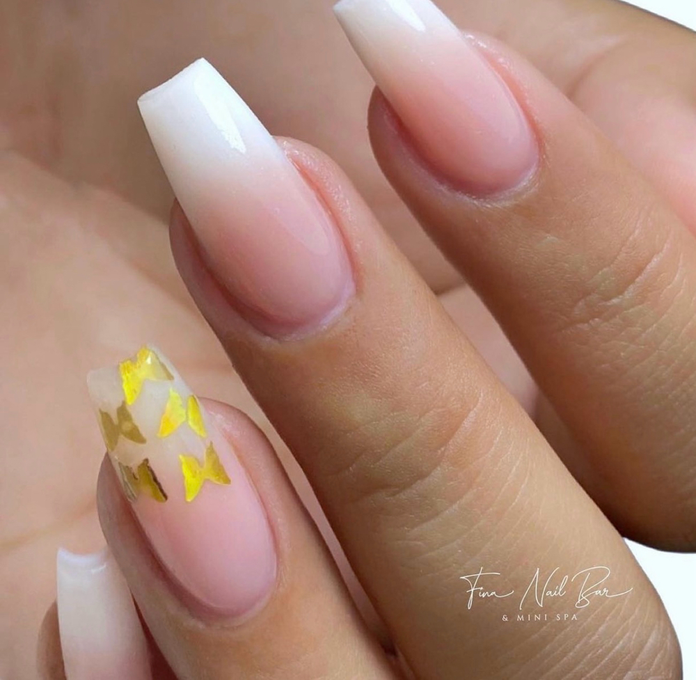 Ombre Gel  Nail Extentions