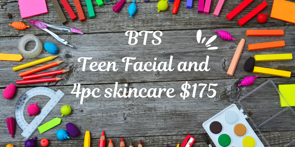 Back To school teen facial