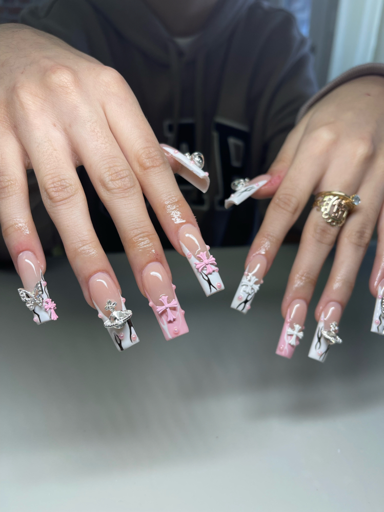 Long Acrylic Full Set