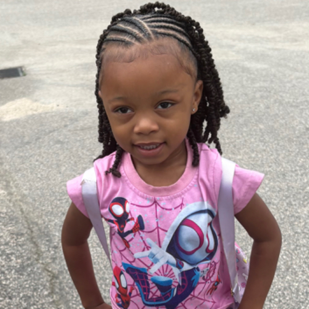 Kids Braids (hair added) at Freedom Bound Studio in Raleigh, NC