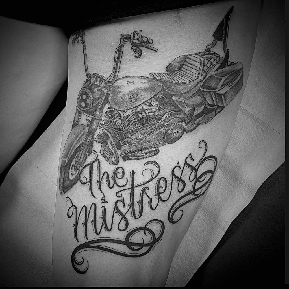 Upper Leg (Thigh) at Selena Maria Tattoos in Greece, NY