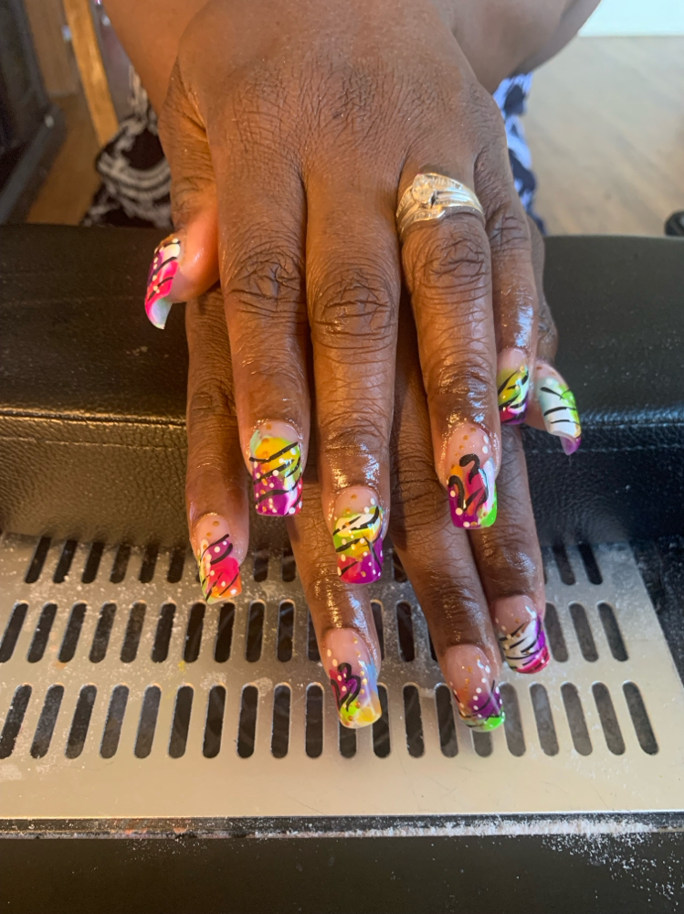 Embossed Nail Art