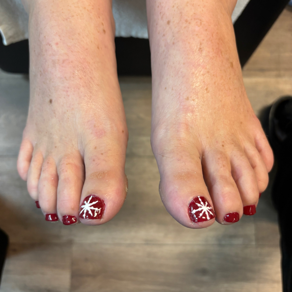 Basic Pedicure at Polish Me crazy in York, PA