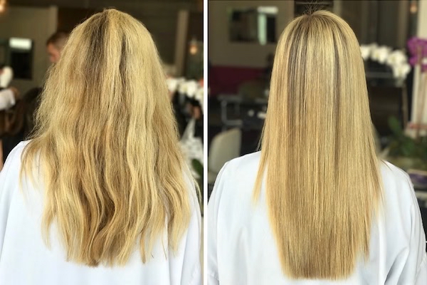 Keratin Straightening Session