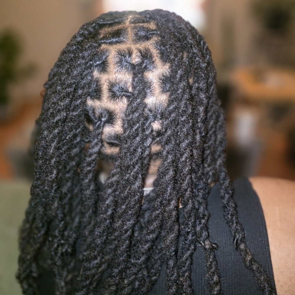 Two Strand Twists at Desert Glam Beauty Lounge in Albuquerque, NM
