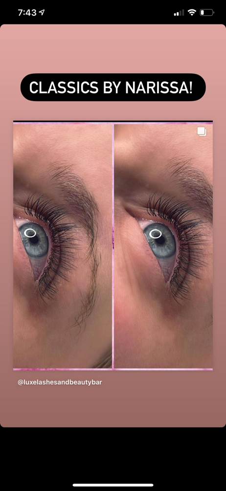 Classic Eyelash Extensions