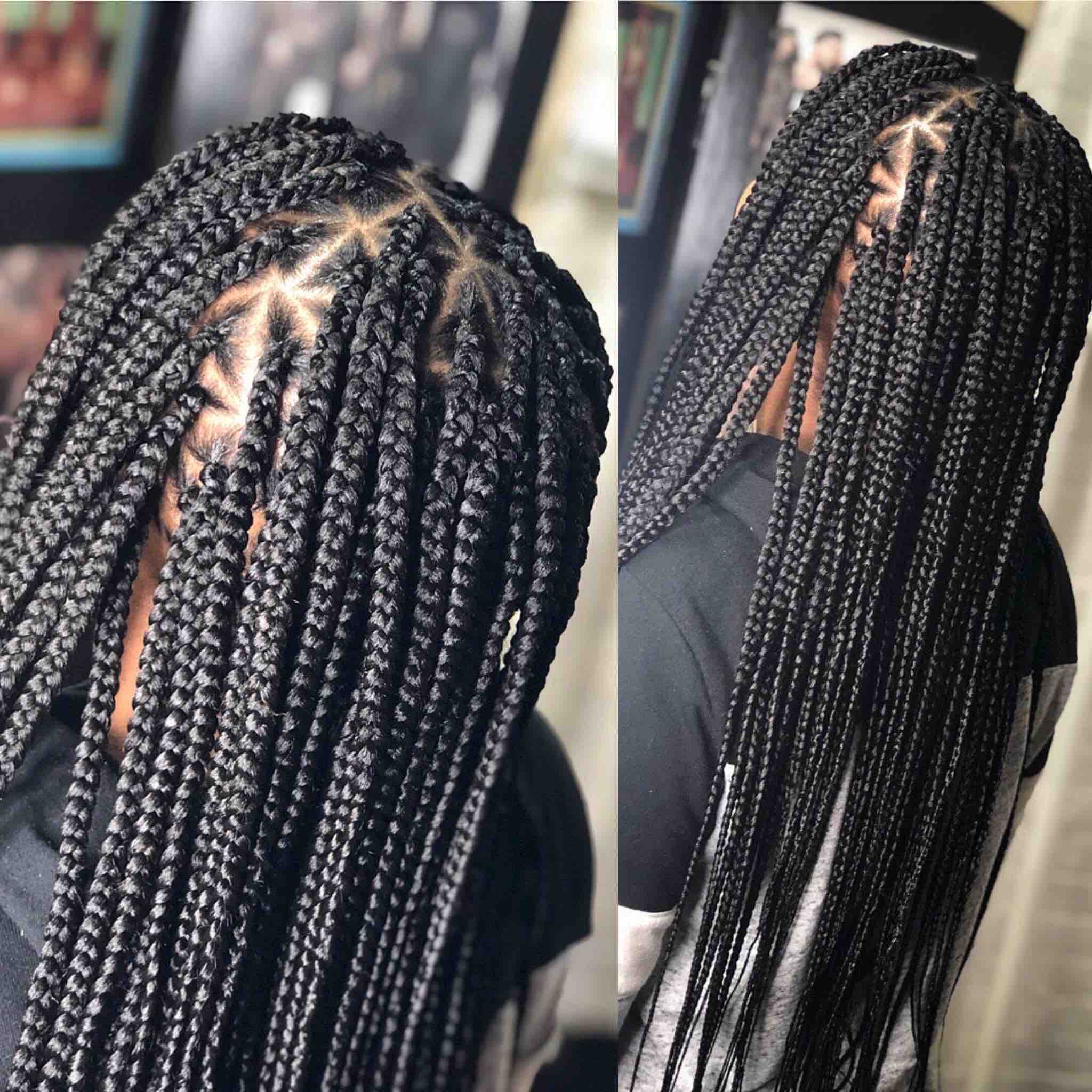 Knotless braids