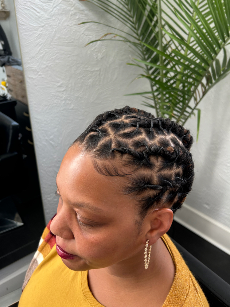 Retwist Locs & ( simple Style) at 473 Locs Natural hair Studio in Evansville, IN
