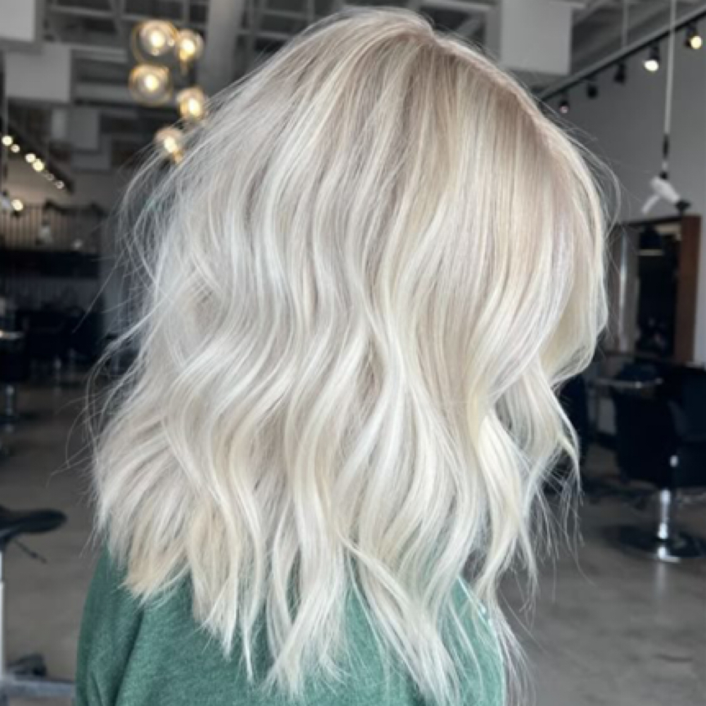 Platinum Blonding at Stage Spa & Beauty in Odessa, MO