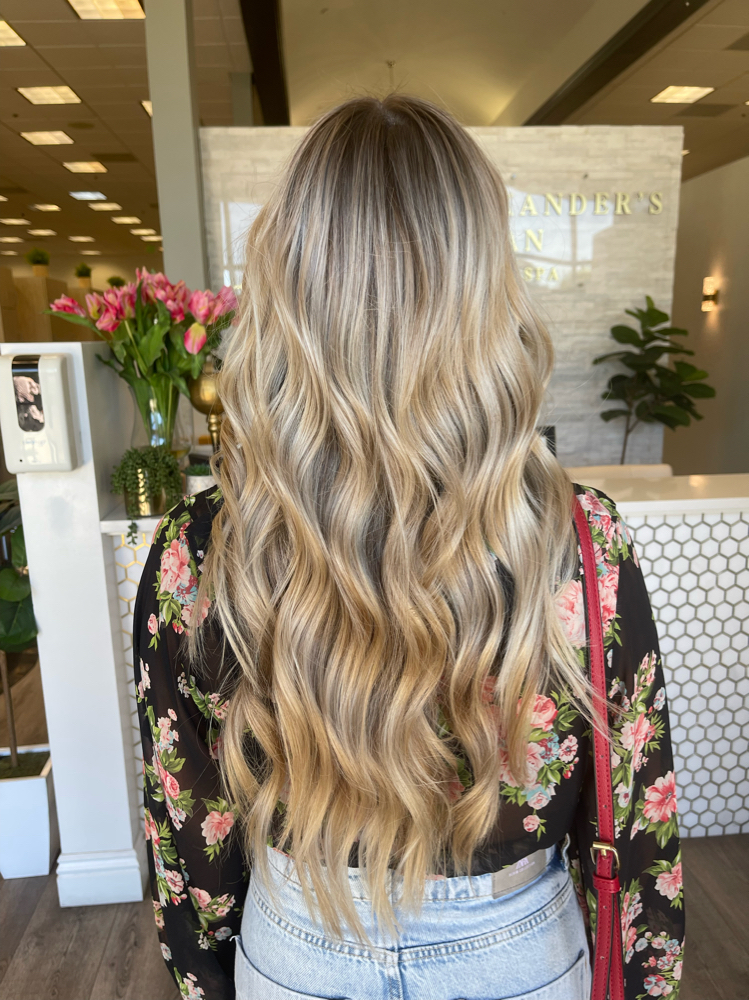 Parital Highlight W/ Root Touch Up