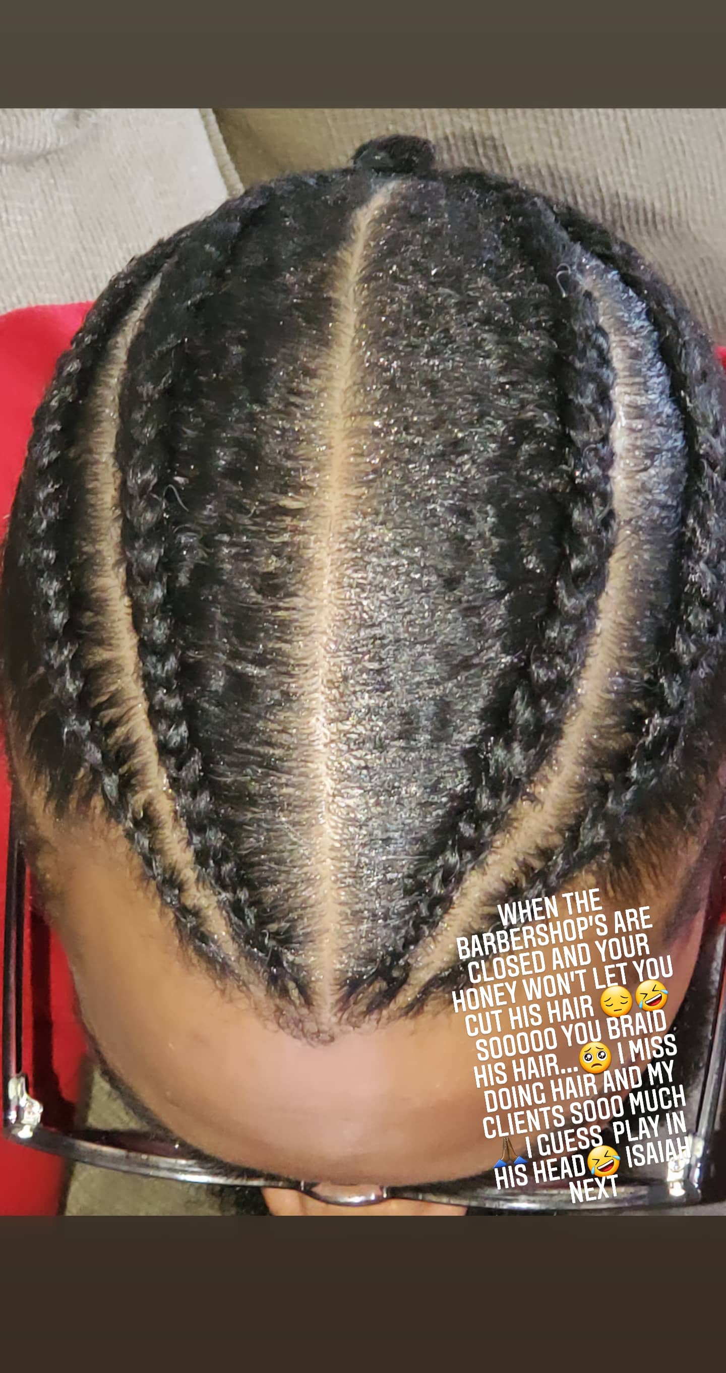 Mens Braids at Josephine's Girls Hair Studio💜🦋 in Houston, TX