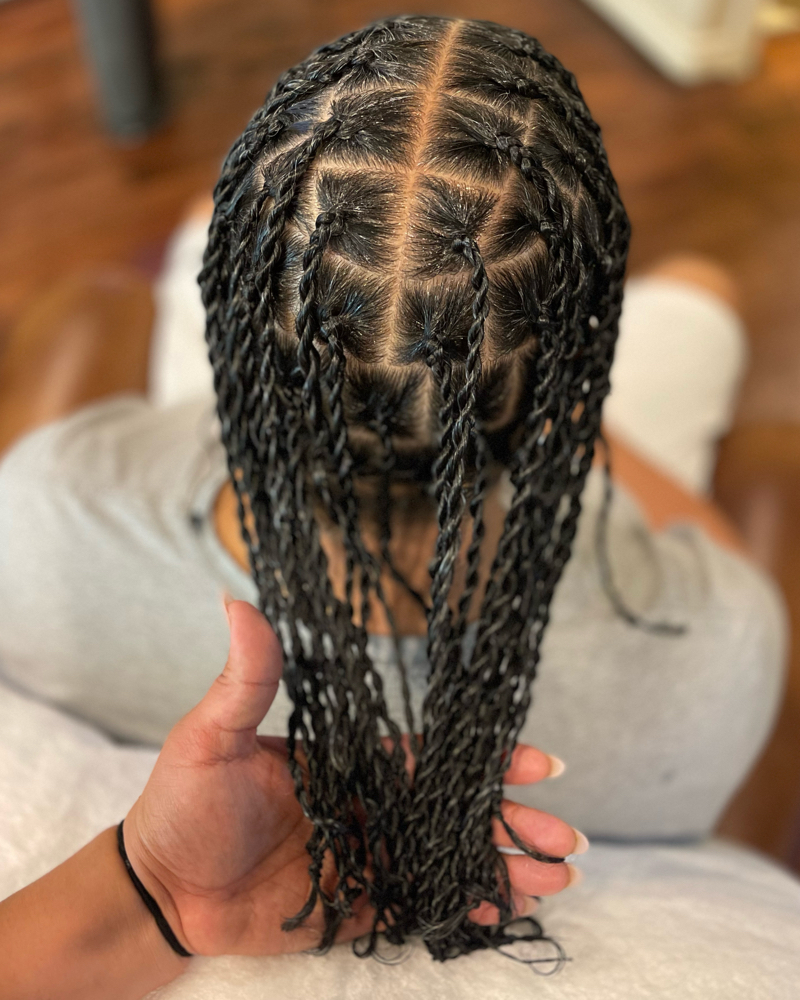 Two Strand Twist at Braids By Aurora in Houston, TX