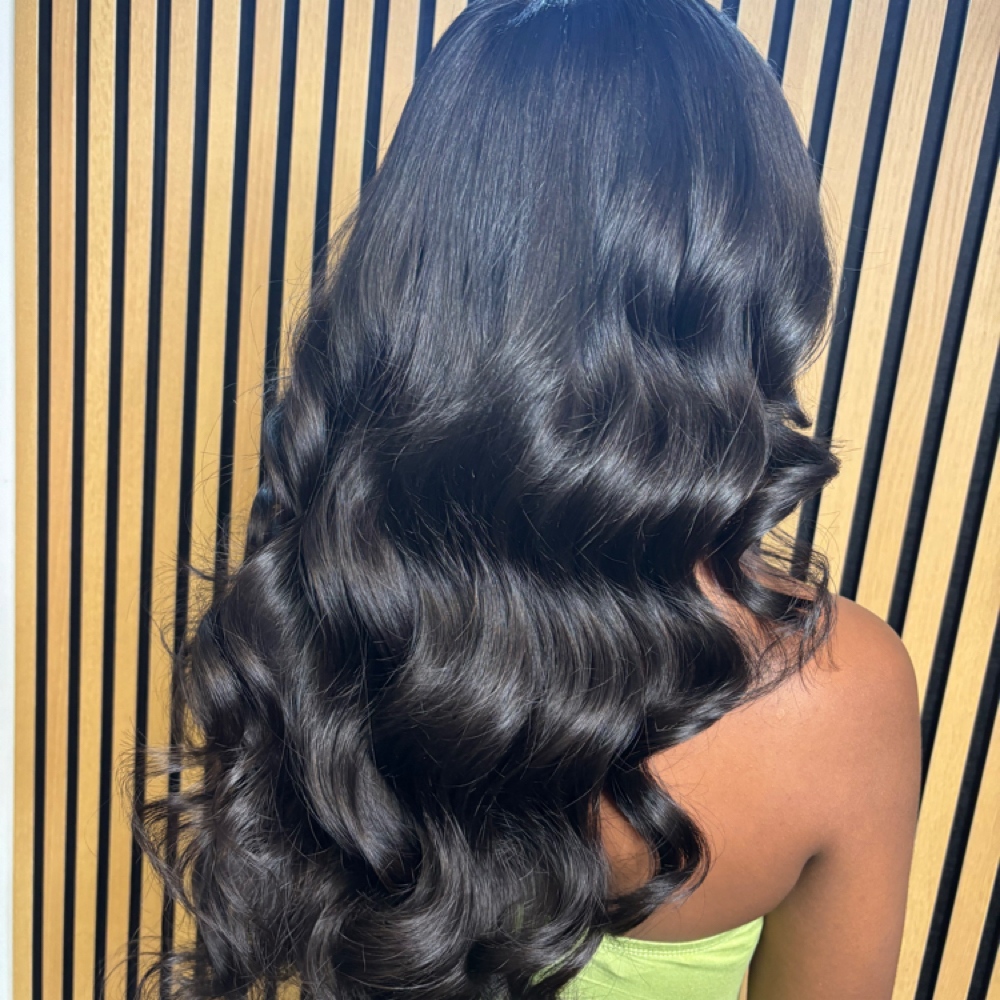Sew-in Lux packages at SHE Shop Co. in Lansing, MI