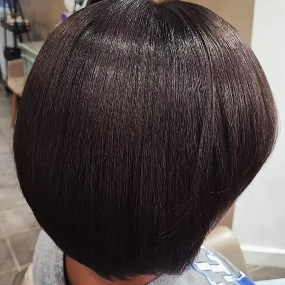 Silk Press at The Beaute Spot Jc in Nj, NJ