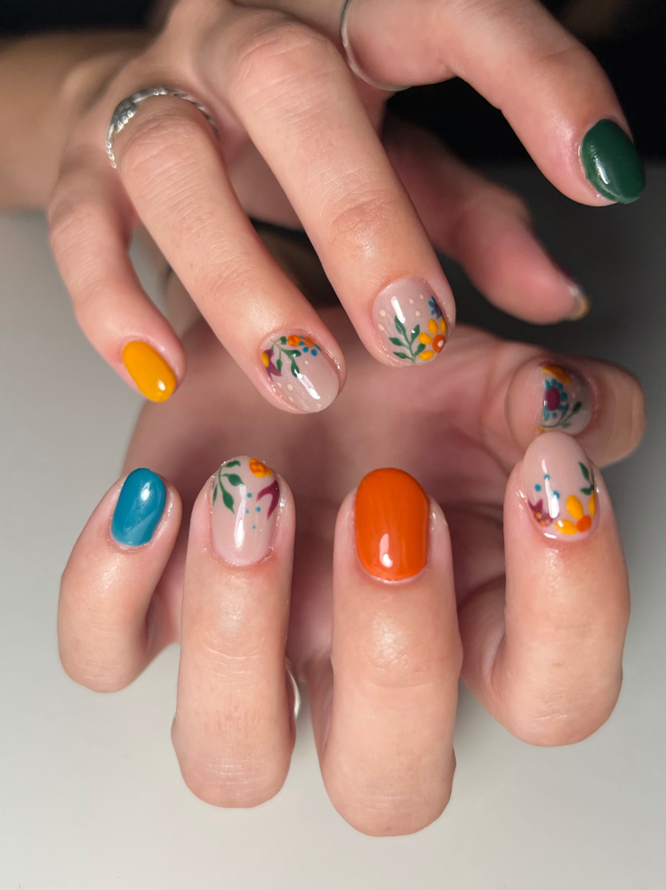 Structured Gel Mani- Simple Art