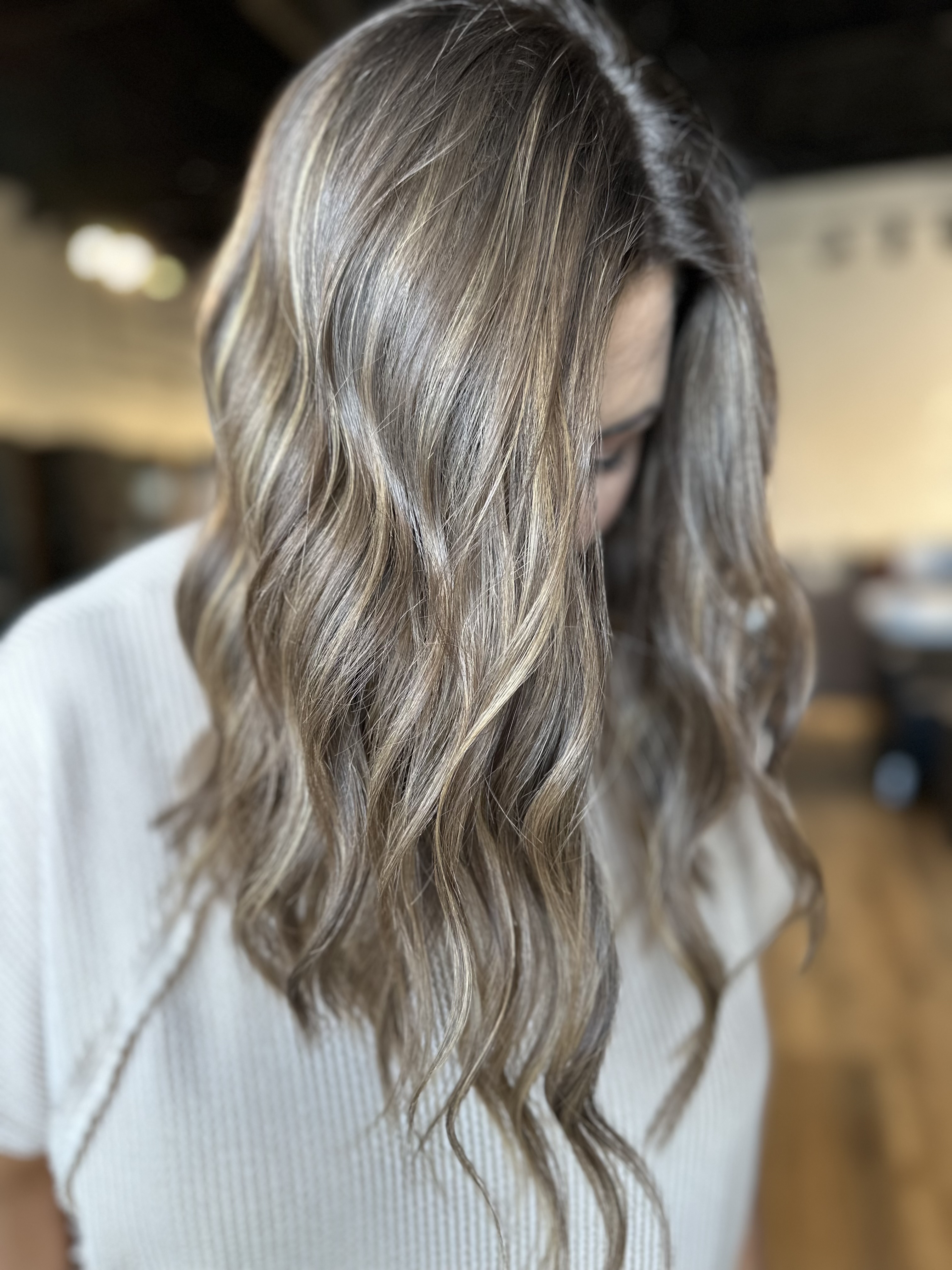 Partial Blonding Highlights