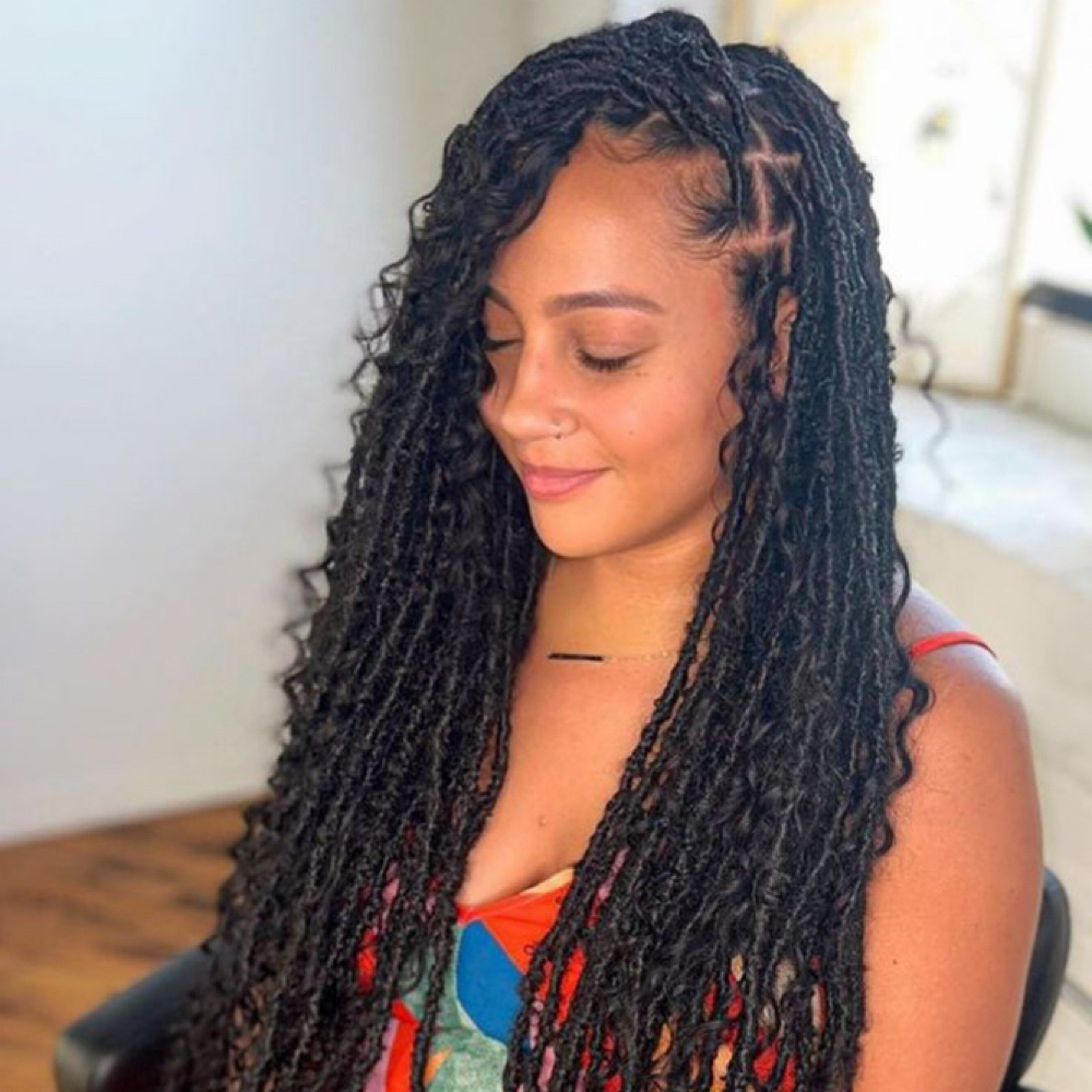 Soft Locs w/o Hair at Her Luxe Braiding Bar in Southaven, MS