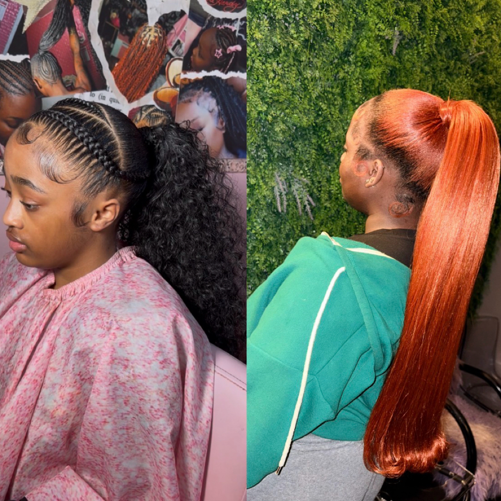 Sleek Ponytail at SheSlay STRANDZ in mcdonough, GA