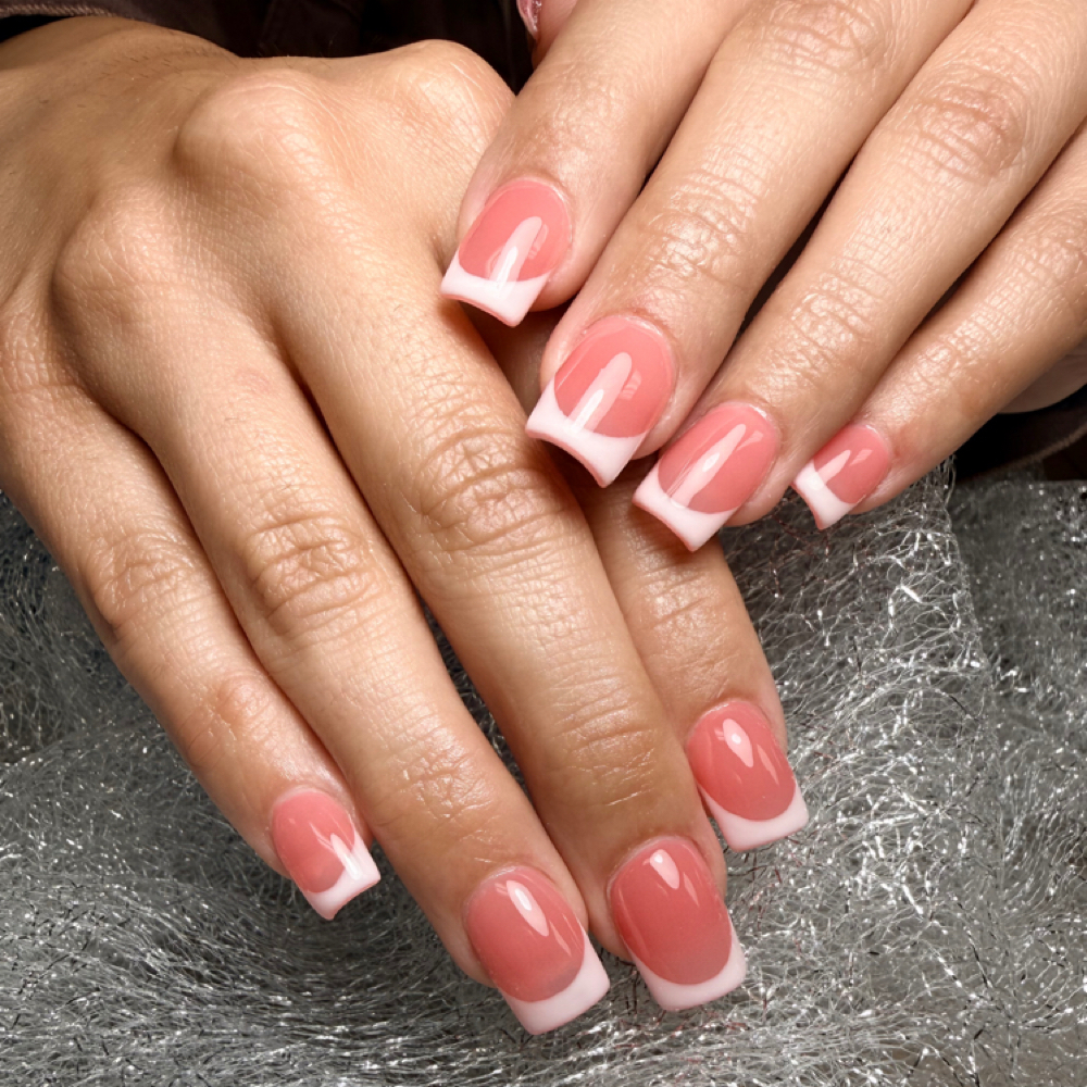 Full Set Acrilic w/ french Tip at Yane Beauty_Lounge in Kyle, TX