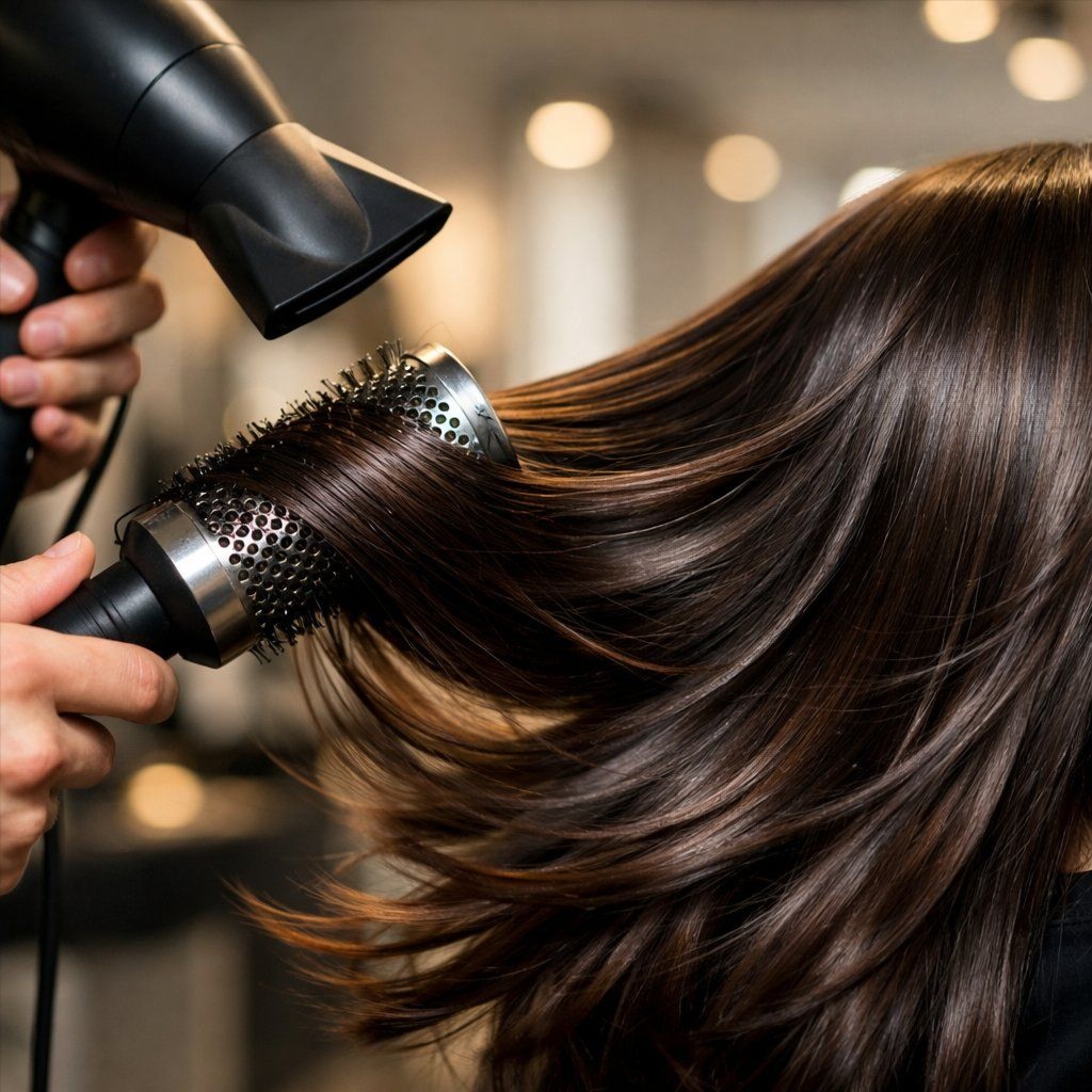 Blow-dry Basic quick dry at Salon One Thirty One-Salon Three Twenty One in Dallas & Hiram, GA