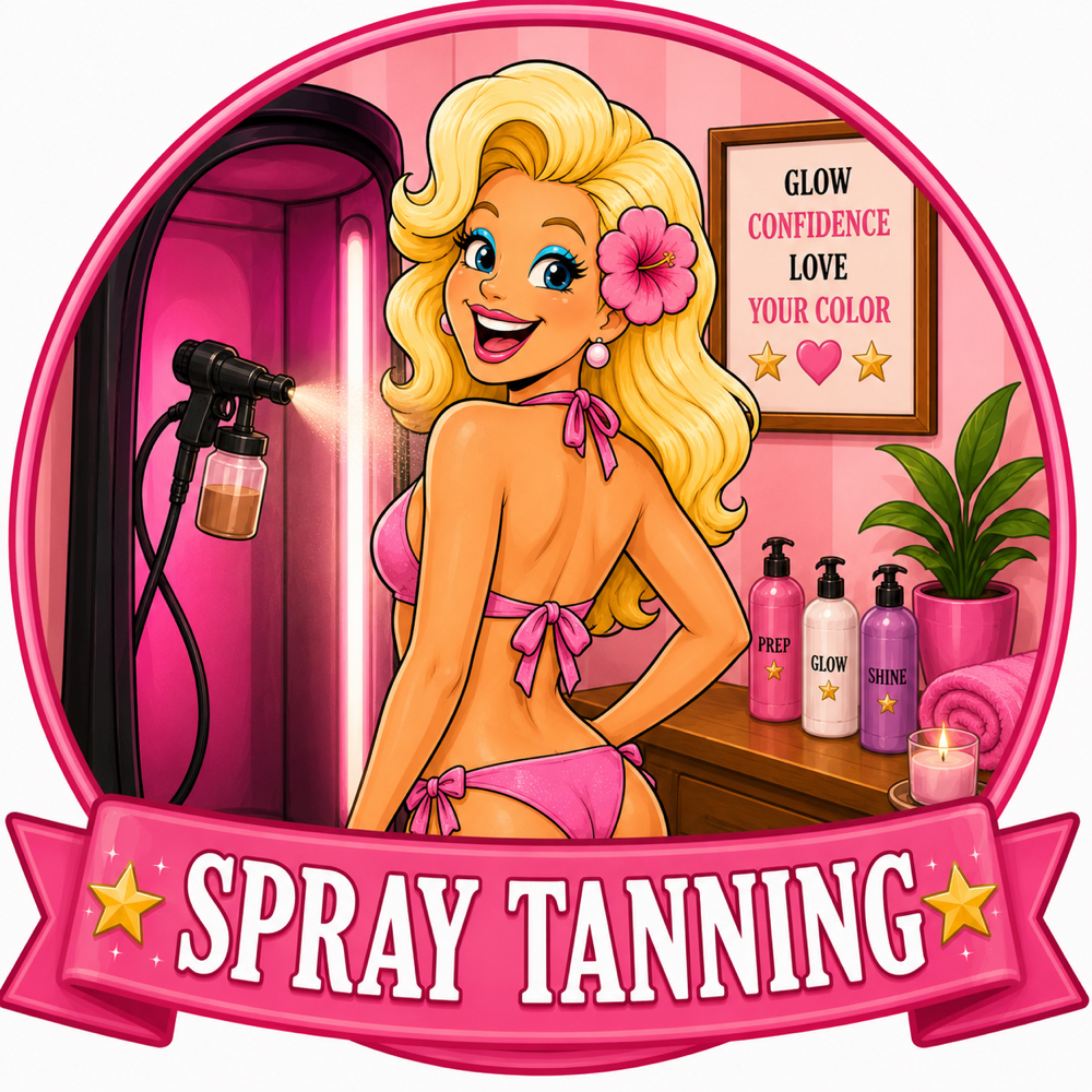 Spray Tanning at Two Doors Down Blowout & Beauty Bar in Prescott, AZ