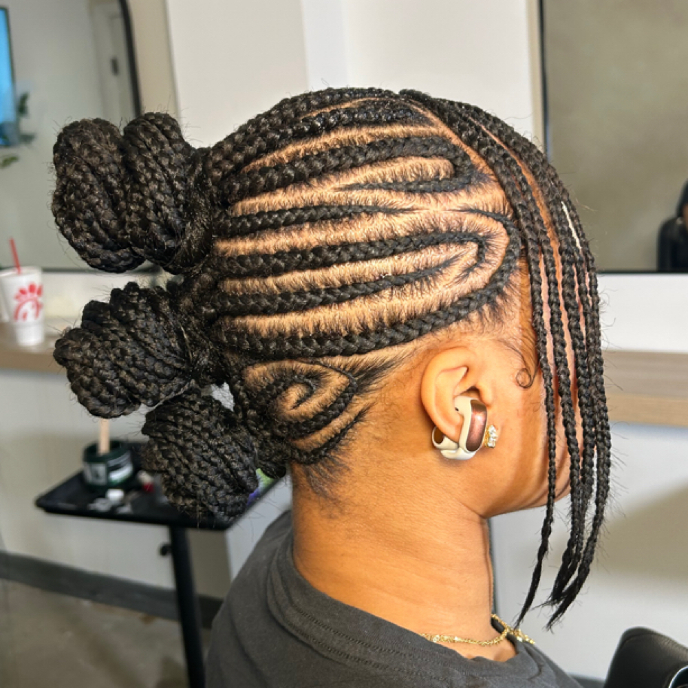 Braided Updo at Coilz in Smyrna, GA