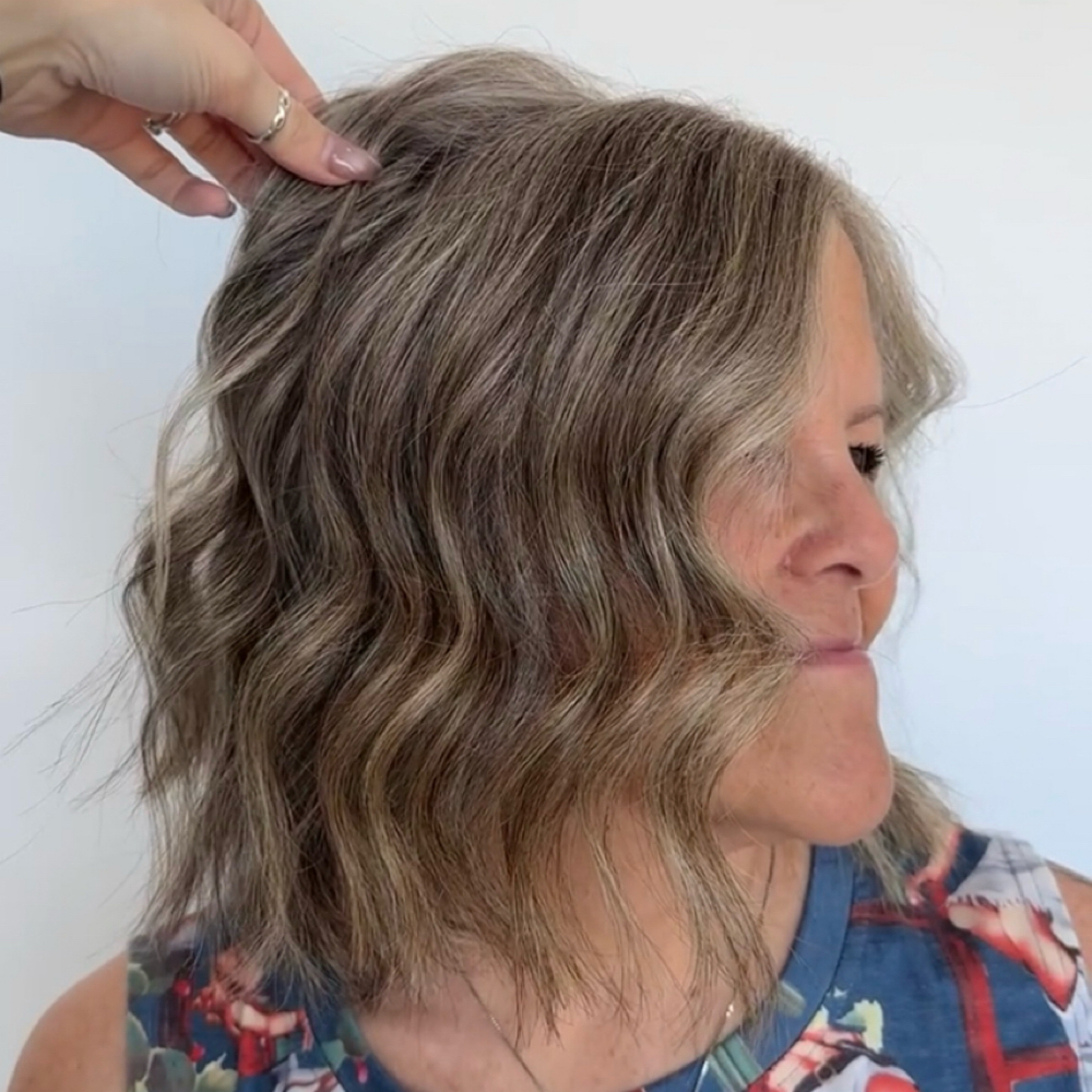 Grey Blending✨ at The Mane Lounge DFW in Fort Worth, TX