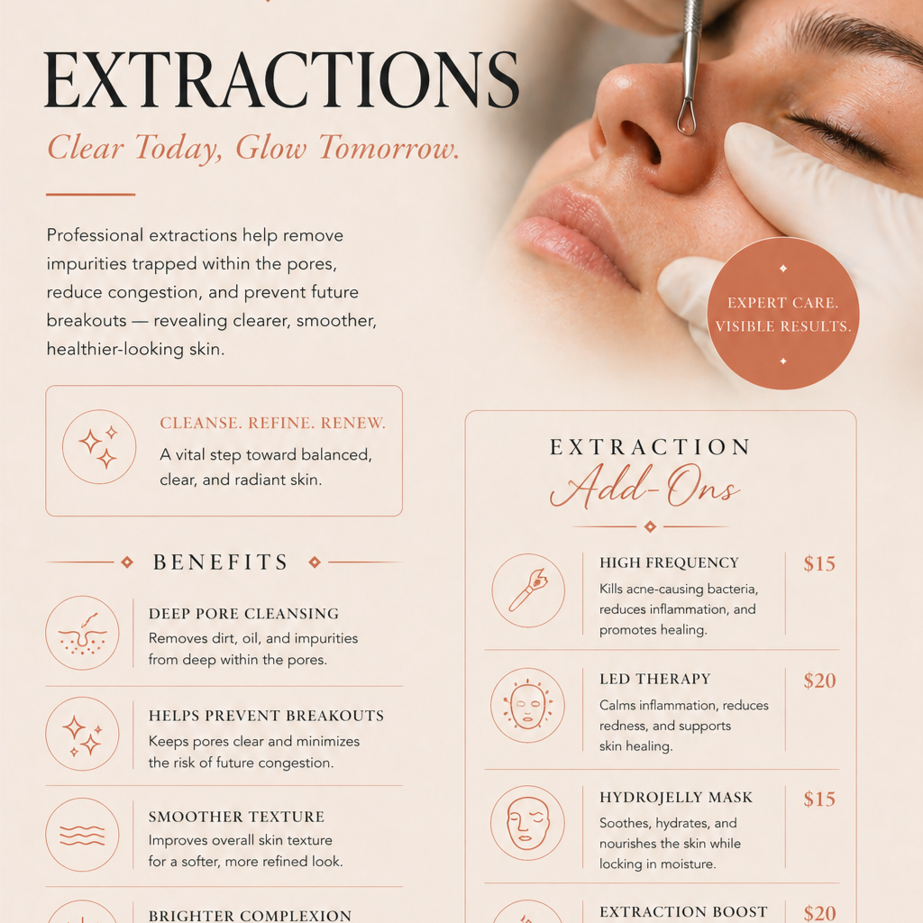 Extractions Add-On $25 at Radiance & Precision Aesthetics LLC in Fort Myers, FL