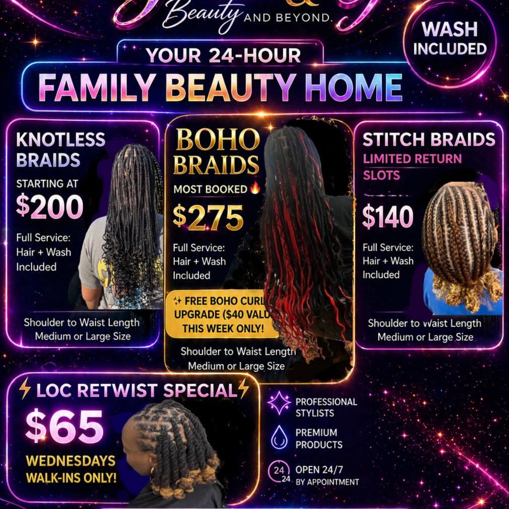 Hair Included Specials at Glow & Go Beauty & Beyond LLC in Fort Worth, TX