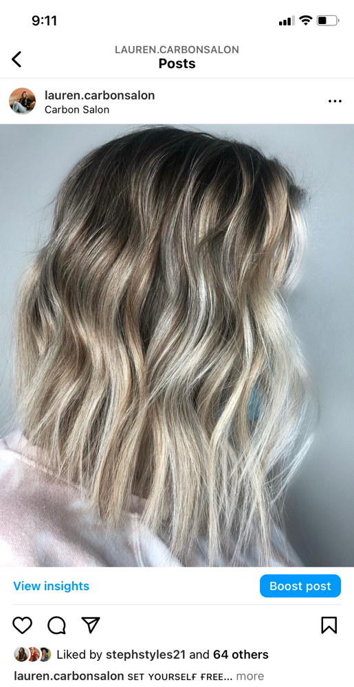 Partial Balayage