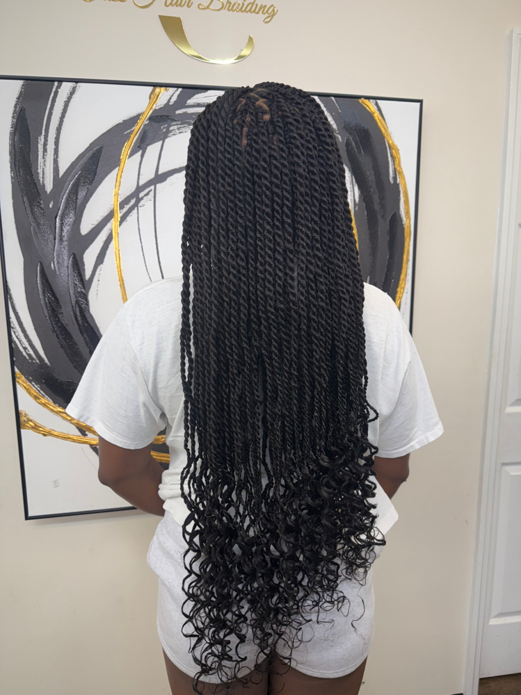Senegalese Twists at Total Class Hair Braiding in Marietta, GA