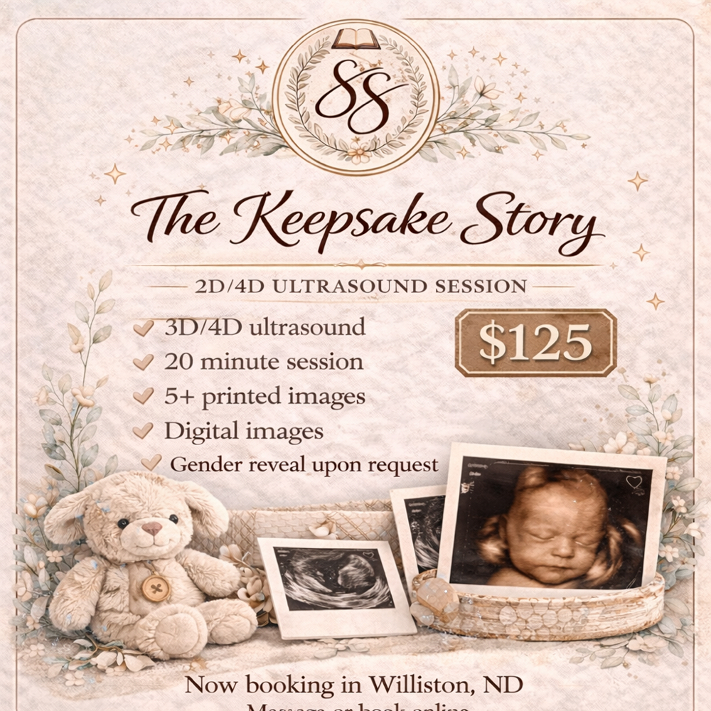 The Keepsake Story ✨ | 24-32 weeks at The Storybook Studio in Williston, ND