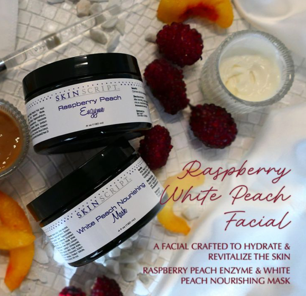 Seasonal Raspberry Peach Facialš