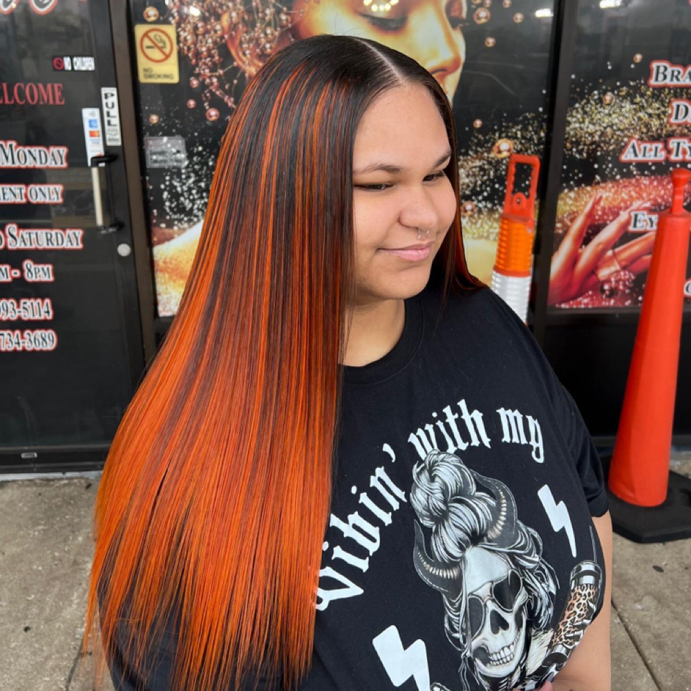 Sew install with minimal leave Out at Alizah’s Hair Salon in Indianapolis, IN