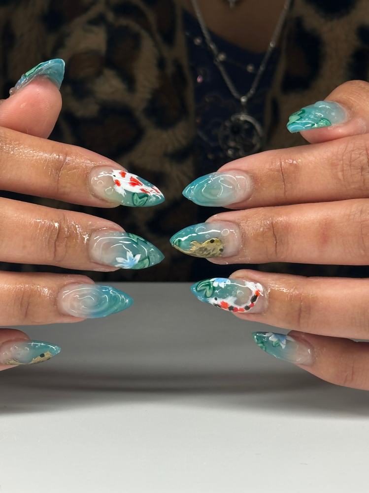 Acrylic Fill In (With Design)